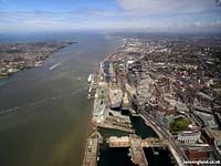 aerial photo of
                  liverpool
